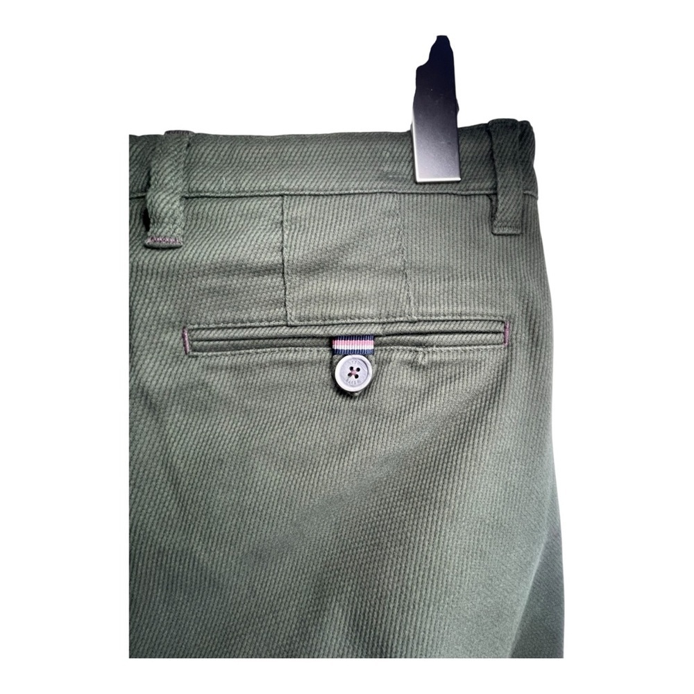TED BAKER  LONDON MENS Olive Green Chino Pants size 31R - Picture 5 of 9